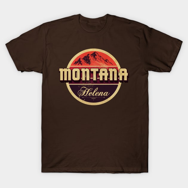 Montana State Vintage T-Shirt by CTShirts